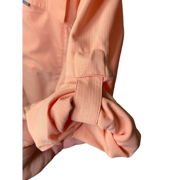 Reel Legends NEW Mens Fishing Shirt Size Large Vented Back Roll Tab Long Sleeves - Picture 3 of 13